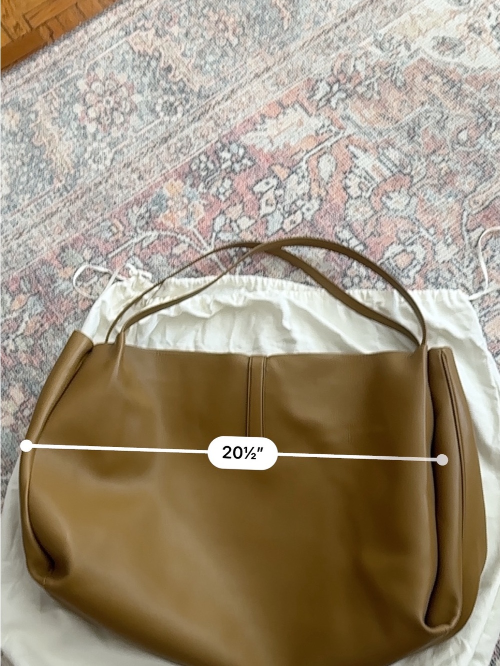 Salvatore Ferragamo Tan oversized Leather Tote - Picture 10 of 10